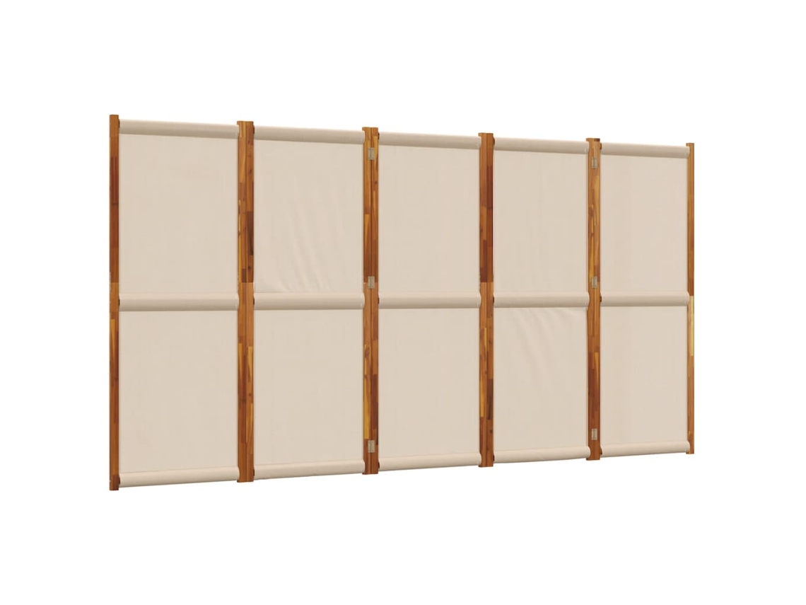 Room Divider, Room Dividers Vidaxl Cinzento-acastanhado Madeira De Acácia (350 X 180 Cm)