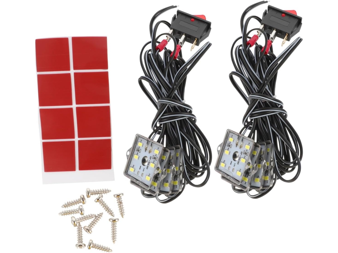 Kit De Iluminação Led À Prova D'água Com 10 Peças, 6000k, 5730, 48 Smd, Para Caçamba De Caminhonete.