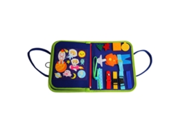 Primerox placa de Habilidades de Vestir de Feltro Brinquedo Educativo Sensorial para Crianças Pequenas
