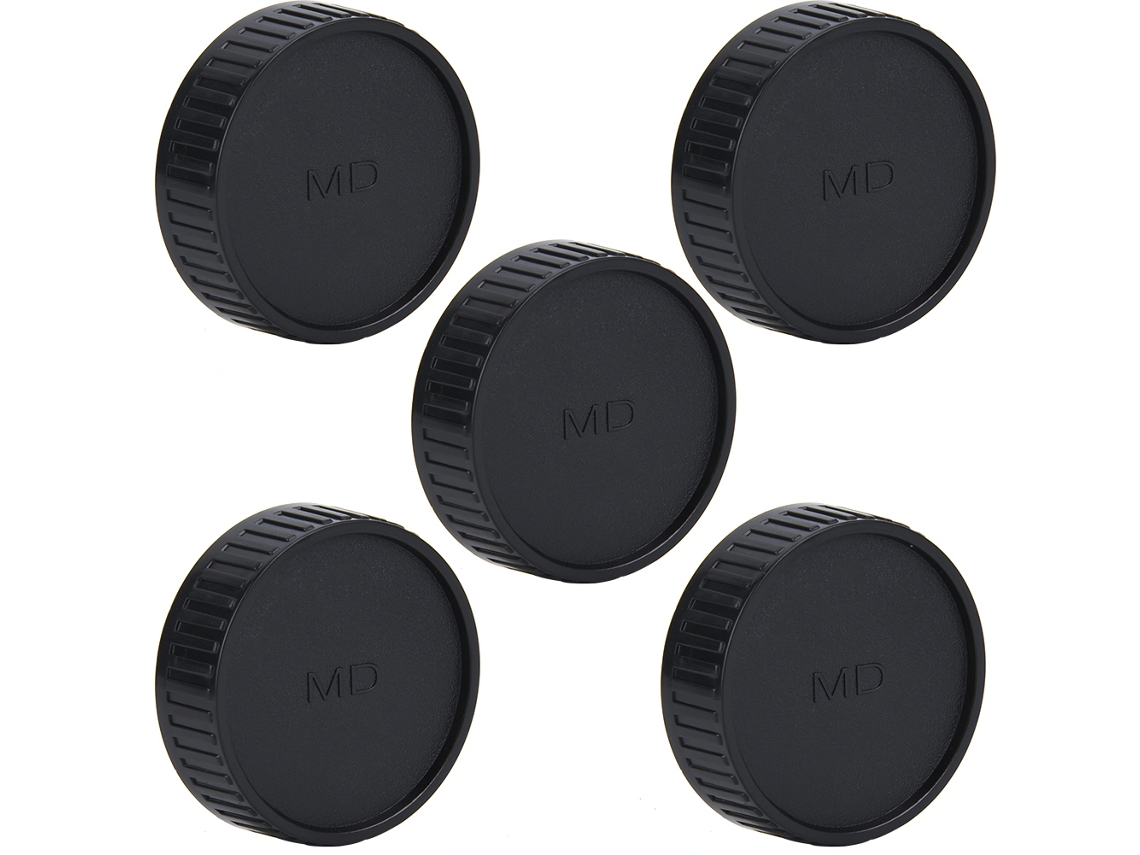 5pcs Plastic Rear Cap Protective Cover Fits For Minolta For Seagull Md Mount Camera Lens LAXISCREED