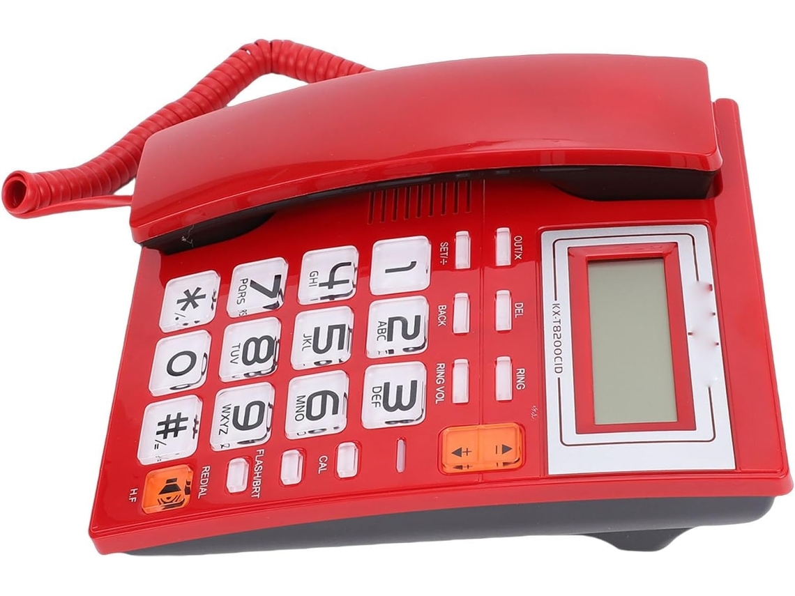 Telefone Fixo Com Identificador De Chamadas, Exibição De Data E