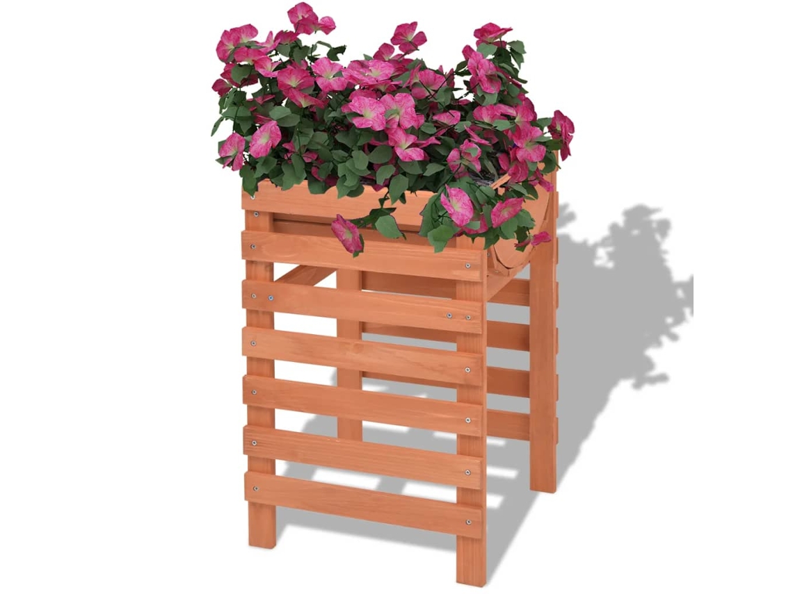 Vidaxl Floreira 38x36x60 Cm Madeira