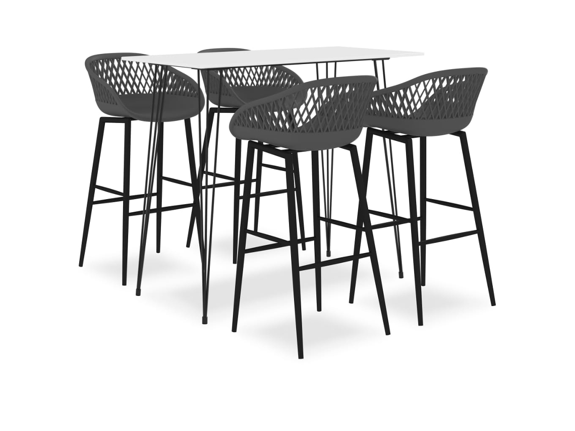 Bar Set, Bar Sets Vidaxl Branco Mdf