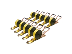10 Cintas De Roquete 50,8 Mm X 9,1 M Com Ganchos Duplos Em J, Capacidade De Carga De 4536 Kg Vevor
