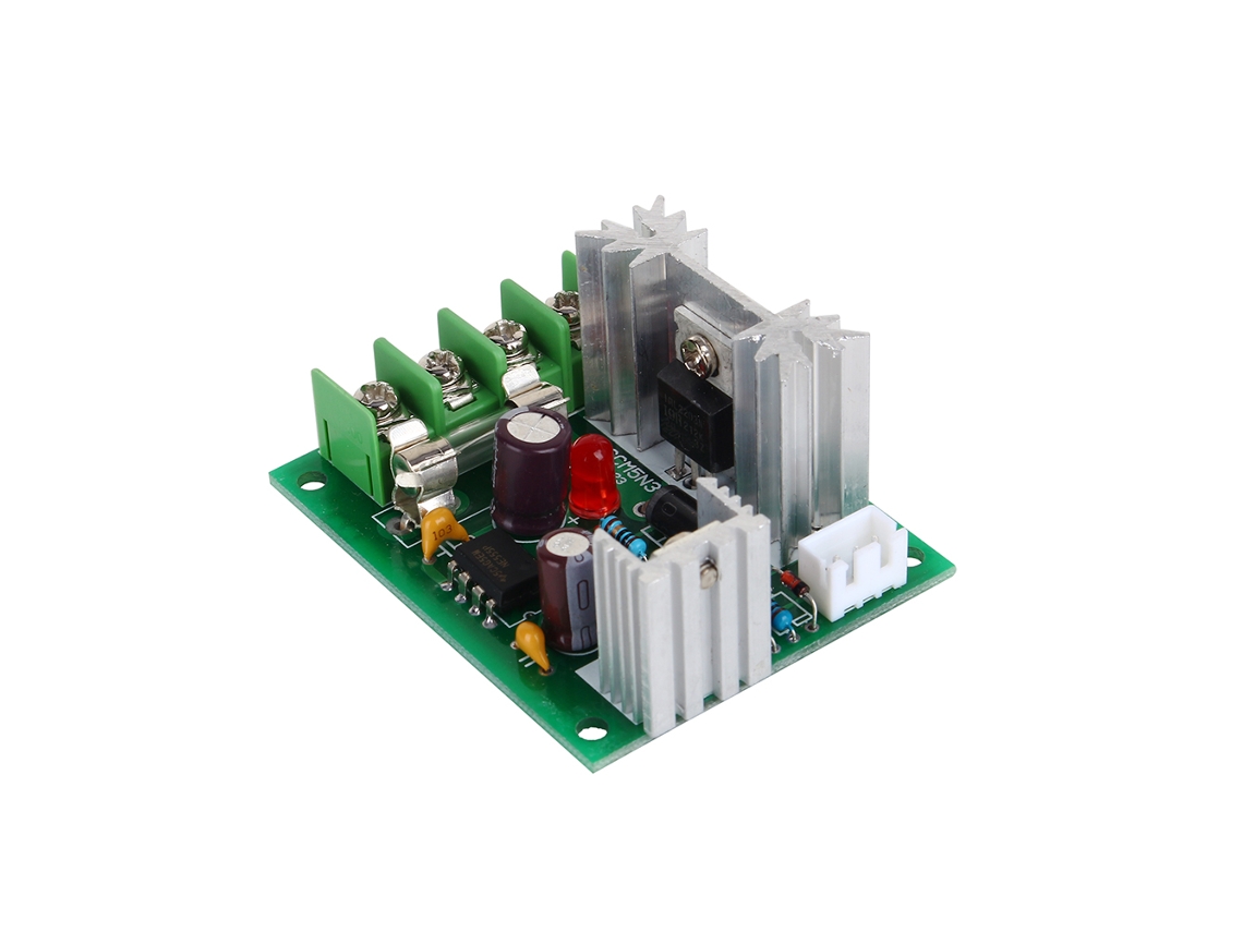 Controlador de velocidade de motor DC PWM 12V/24V/30V 120W com fusível universal
