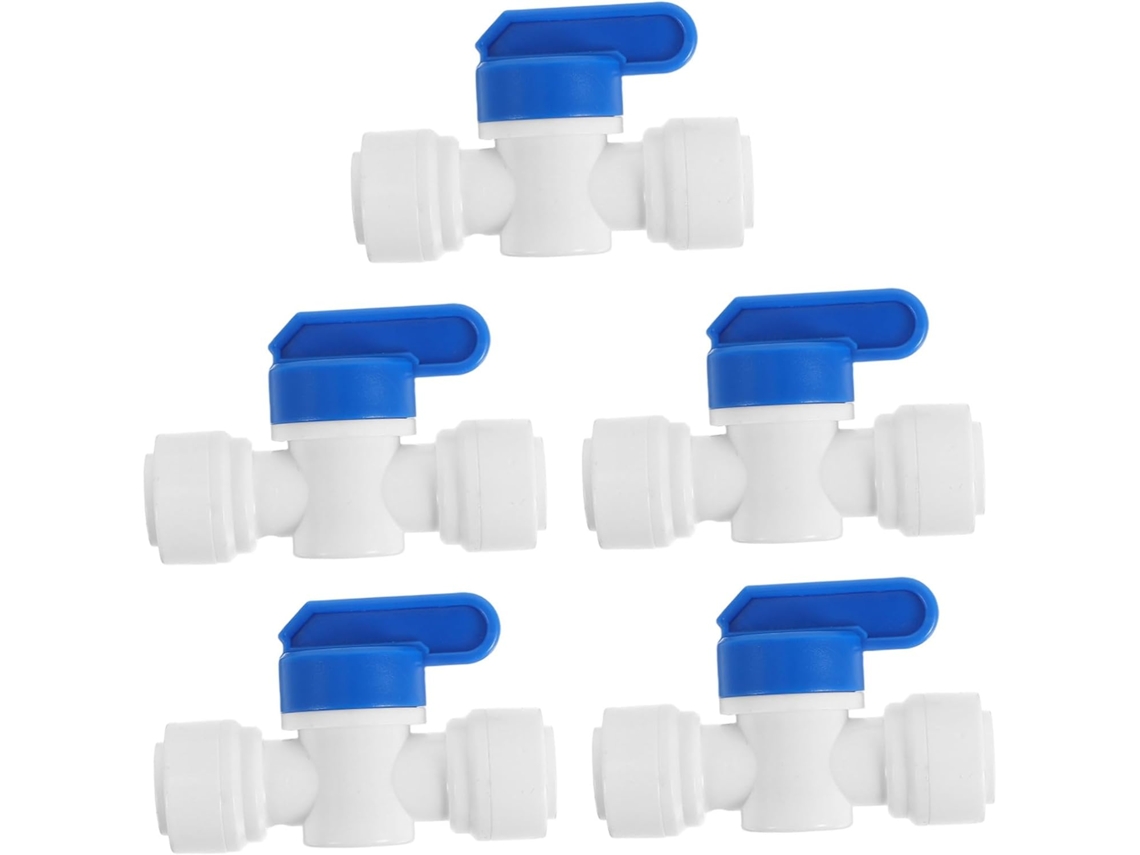 Conjunto De 5 Conectores Rápidos Para Tubos Água E Ar Comprimido,