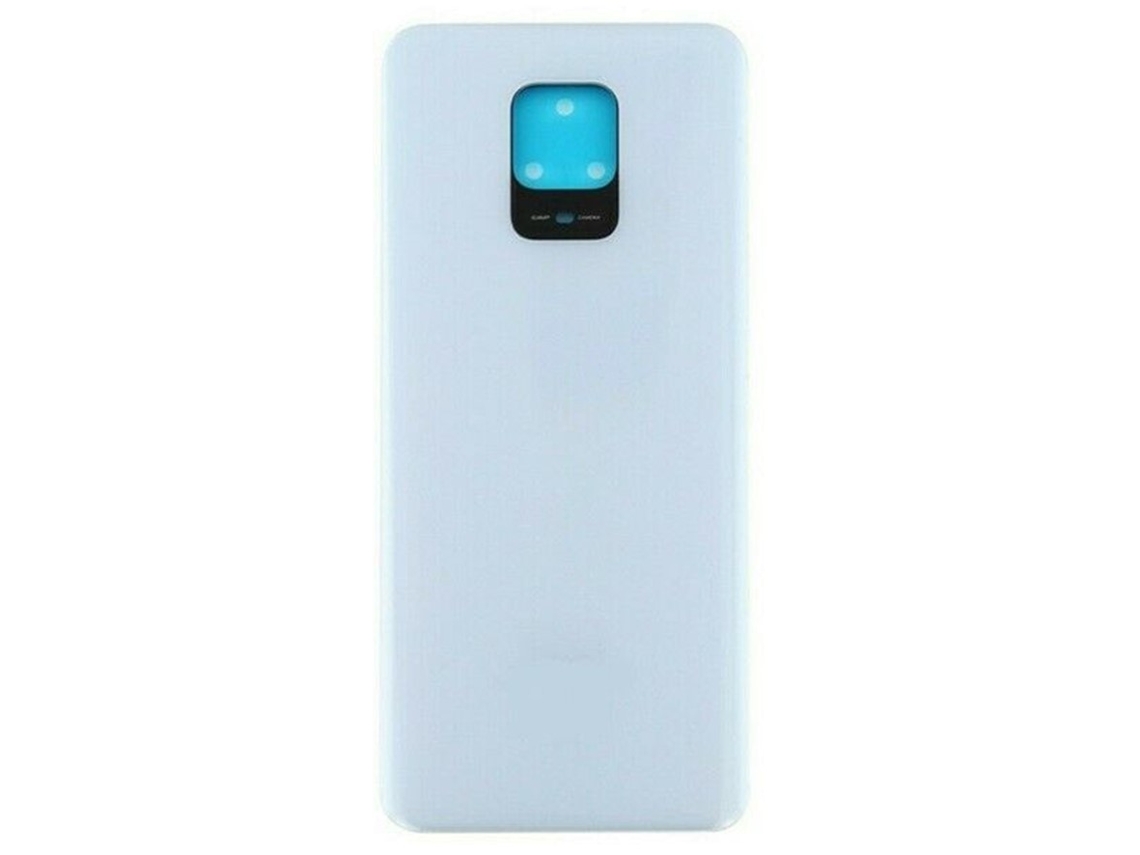 Tapa De Bateria Para Xiaomi Redmi Note 9s / 9 Pro Trasera Cristal Blanco