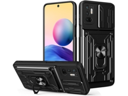 Lente para Telefone Note Proteção Deslizante para Xiaomi Redmi Note 10 5G HONGWE. Textura Macia Rígida com Anel de Suporte
