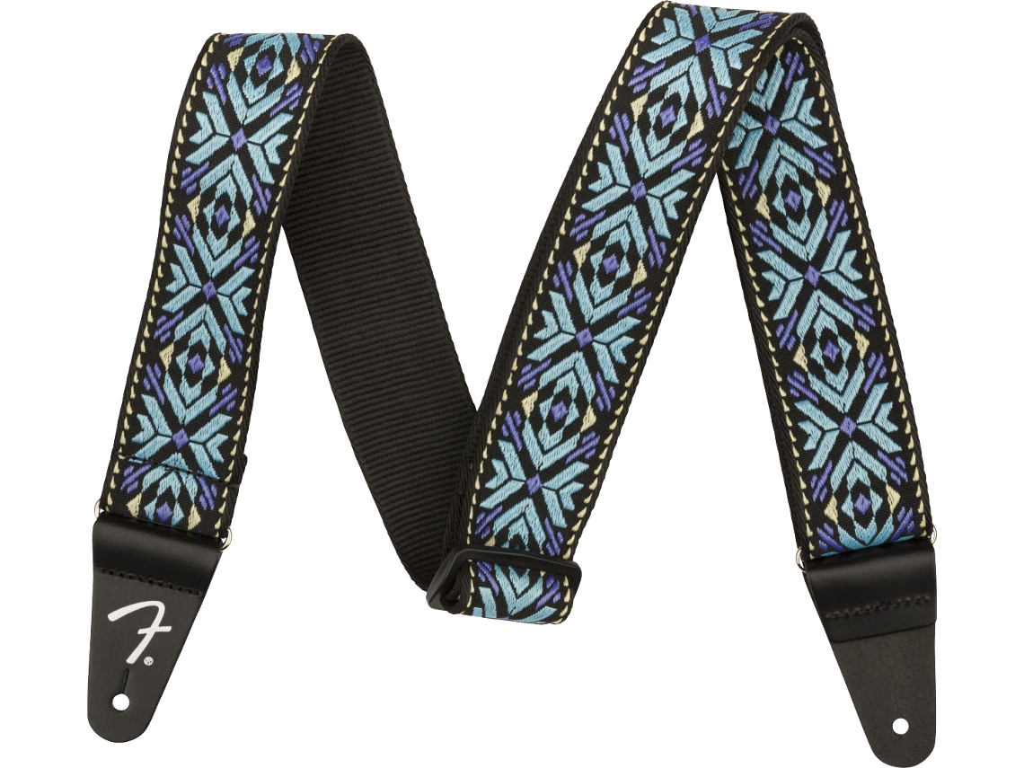 Fender Pasadena Woven Strap Blue Snowflake 2