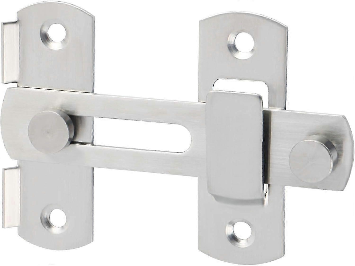 Peça De Fecho De Porta Deslizante Com Trava, Alça, Porca E Parafusos Para Porta, Janela, Armário