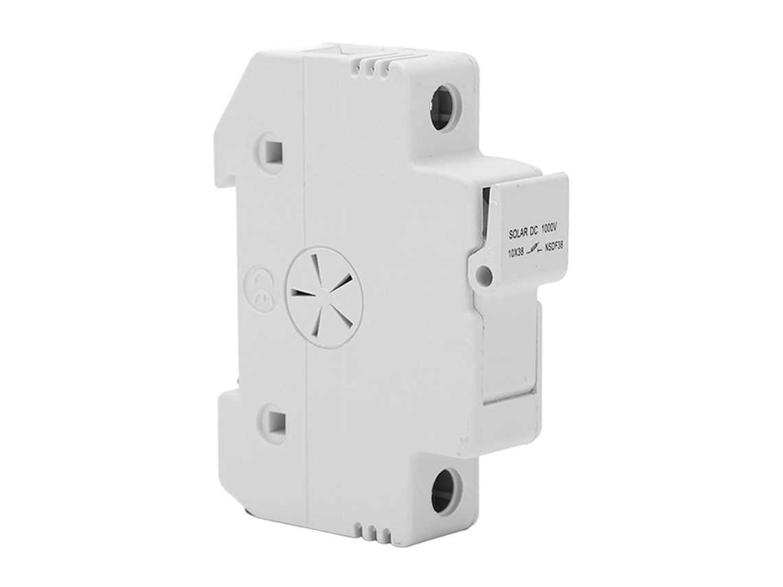 Disjuntor CC 1P 32A 1000V caixa de fusível com base trilho TH35 para energia solar PV YURU