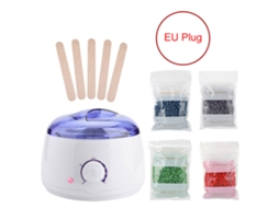 Calentador De Cera Eléctrico Kit Depilatorio 400g Spatulas