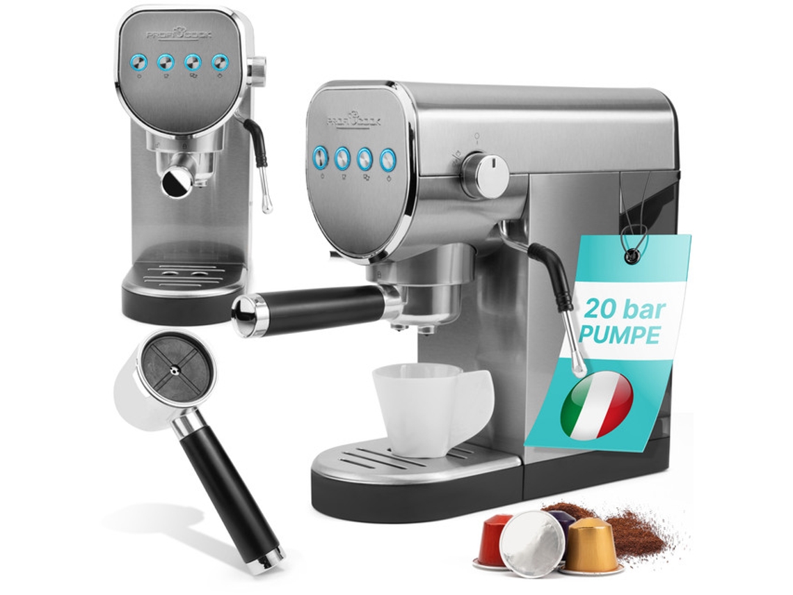 Es Ka 1265 Expresso 2 Em 1 , Alavanca, Fixação De Cápsulas Proficook (20 Bar)