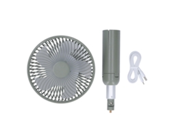 Laxiscreed Ventilador Elétrico Com Suporte Telescópico Para Uso Ao Ar Livre E Camping