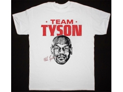 Camiseta De Tamanho Grande Mike Tyson Boxe Signature White Gift Fan Ttss44 Hengjian