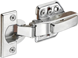 Conjunto De 2 Dobradiças Para Armário Cozinha, Dobradiças De Sobreposição Total 110° Com Fechamento Suave, Dobradiças