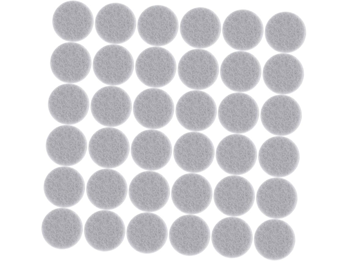 Protetores De Feltro Antiderrapantes Para Móveis, 20x3mm, Cinza, Autoadesivos, Proteção Para Pisos, 100 Unidades, Para