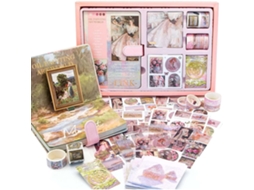Kit Estética Para Scrapbooking, Pintura Vintage, Carnet B6, Acessórios Adesivos Artísticos, B