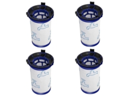 4 peças filtro hepa para aspirador de pó Rowenta Air Force 360 Rh9037