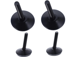 Pés Niveladores Para Móveis Mipcase, Conjunto De 4 Peças, Ajustáveis, Resistentes, Com Base Antiderrapante, Em Aço