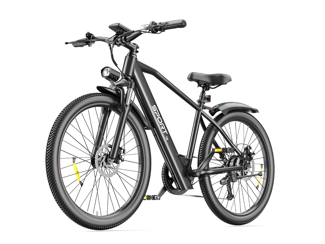 Bicicleta Elétrica T8 Para Deslocações Urbanas, Bateria De 48v 13ah, Caixa De Velocidades Shimano De 7 Velocidades.