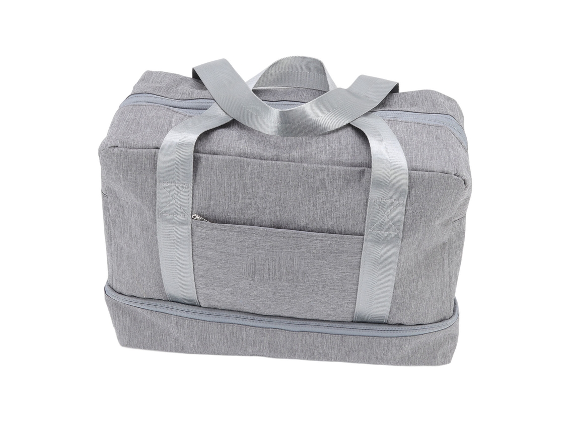 Cesto de Roupa Suja de Algodão com Tubarão 30x27cm S/MARCA