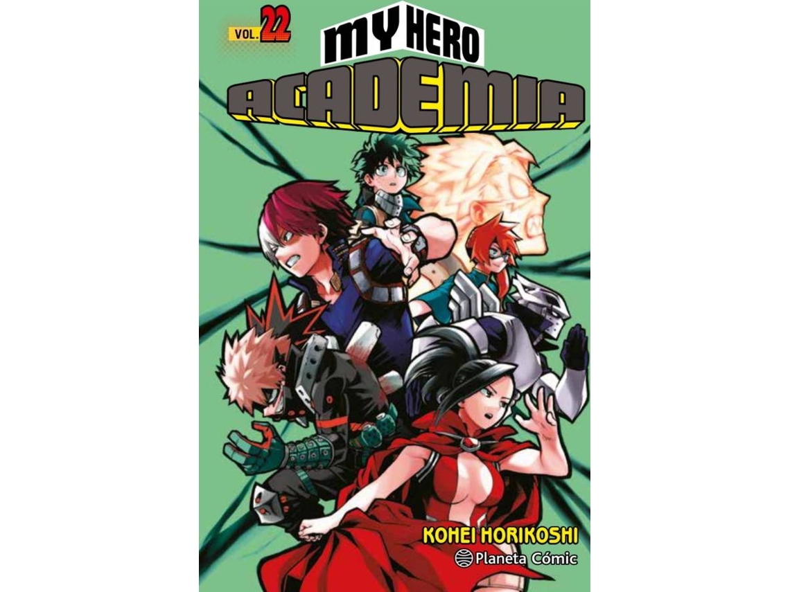 Livro My Hero Academia Nº 22 de Kohei Horikoshi (Espanhol)