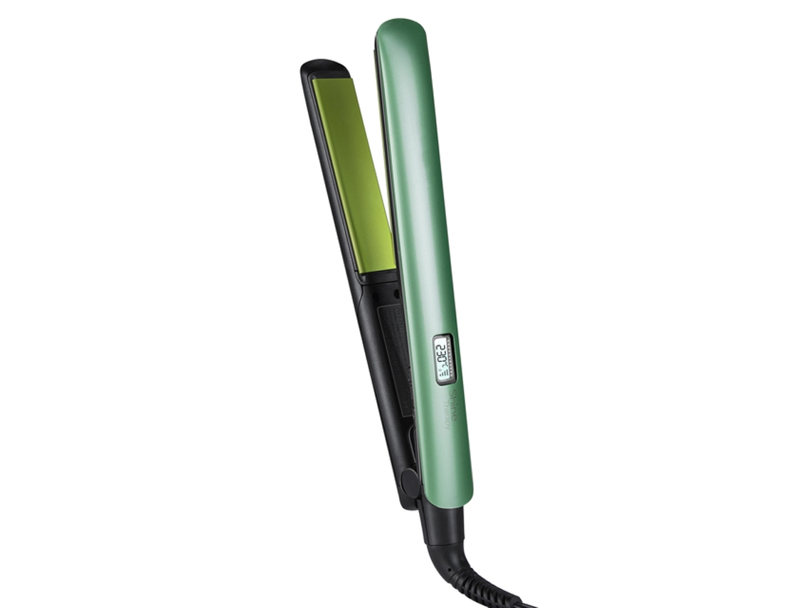 Alisador de Cabelo com Display Lcd de Cerâmica de Uso Duplo para Alisamento de Calor Rápido e Ferramenta de Estilo de Cabelo Encaracolado