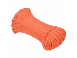 Corda de Trabalho 3 Mm 50 M Polipropileno Cor Laranja HARLANV1