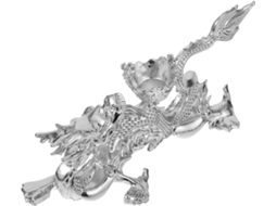 Suporte De Metal Para Bola Cristal Besportble, Estatueta De Dragão Prateado, Base Para Exibição De Esfera Cristal