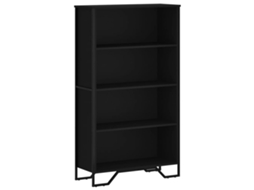 Estante 80x31x137,5 Cm Derivados de Madeira Preto MAISON EXCLUSIVE