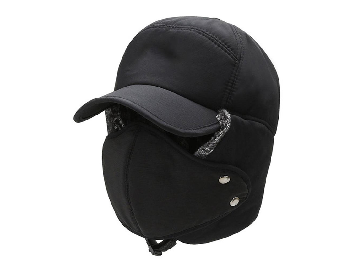 Gorro de Inverno Beanie com Capa Facial, Impermeável, Quente, com Orelhas, para Homem, Ciclismo, Esqui ao Ar Livre