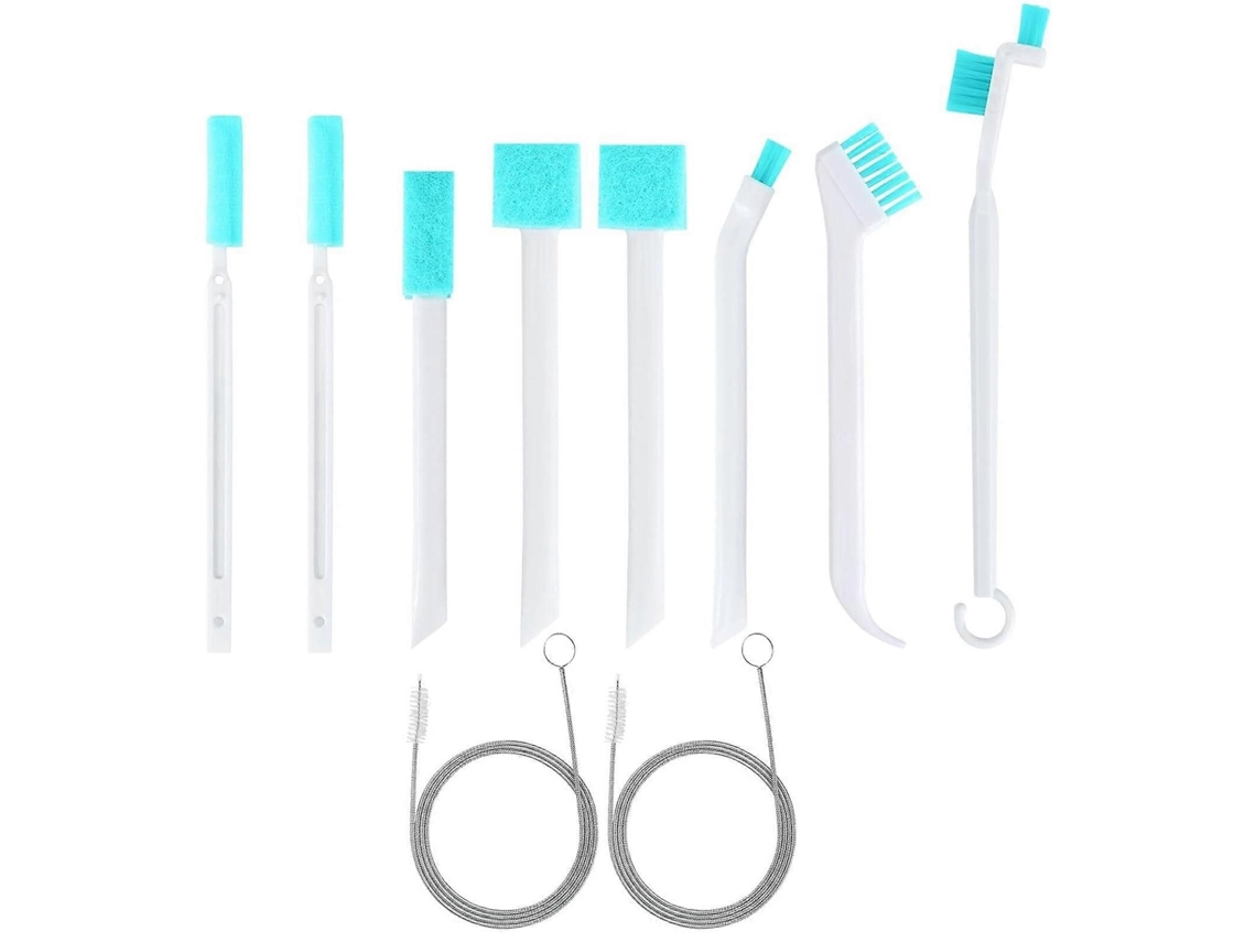 Pacote Com 10 Escovas De Limpeza Para Máquinas De Gelo, Ideal Para Espaços Pequenos E Áreas De Difícil Acesso Em Cozinhas Domésticas. Multicoloridas.