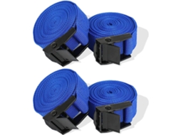 Conjunto De 8 Cintas Amarração Curtas Com Fechos. Para Carro, Moto E Câmera