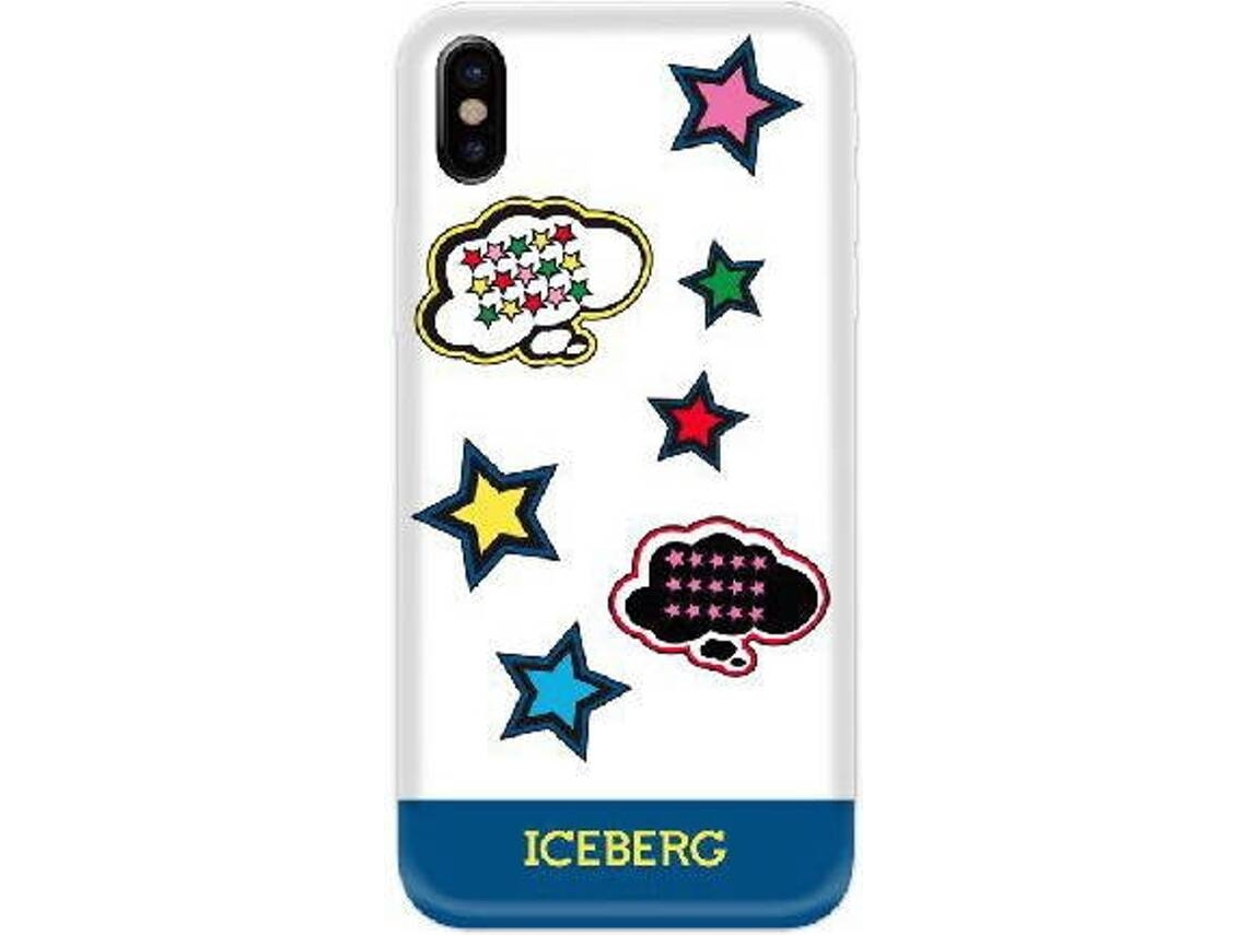 Capa iPhone 6, 6s, 7, 8 ICEBERG Comic Puffy Azul