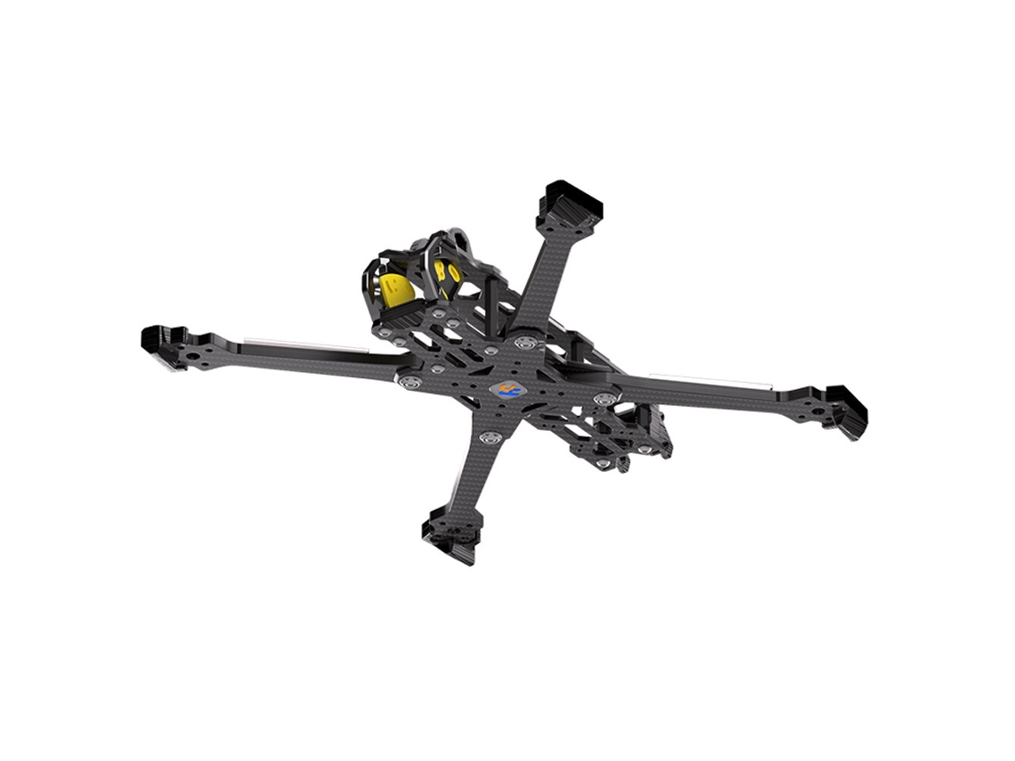 Pretoflyfishrc Fifty5 255mm Distância Eixos 5.5" Kit Estrutura Fibra Carbono T700 Suporte Dji O4 Air Drones Corrida Fpv Rc Diy MDUG