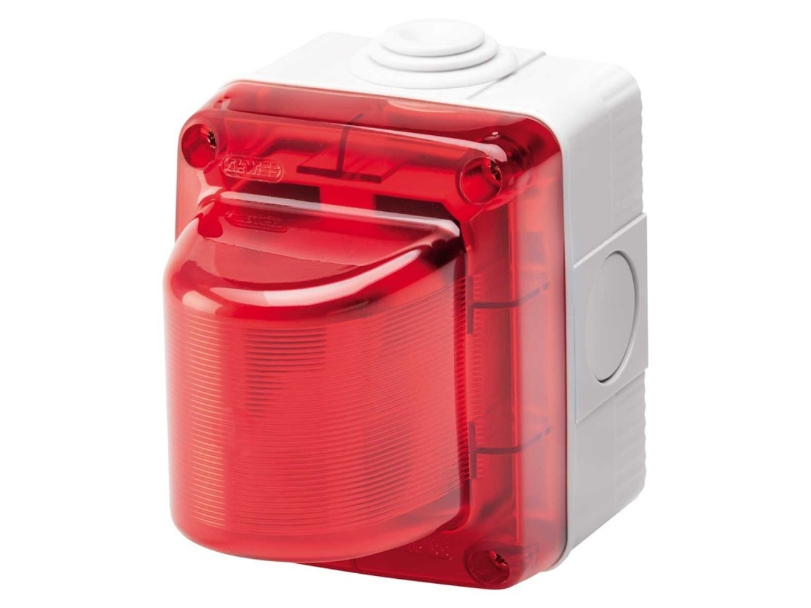 Luz de sinalização vermelha 230V 15W Ip55 Gw27415 GEWISS