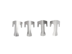 4 Pcs Espaçadores de Placa de Churrasco Inoxidável Universal Fácil Instalação Tampa de Queimador