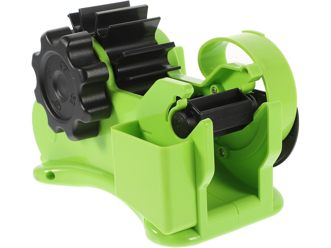 Dispensador de transferência Anneome verde com bordas lisas e sem rebarbas, suporte redondo em ABS 22x11x13cm