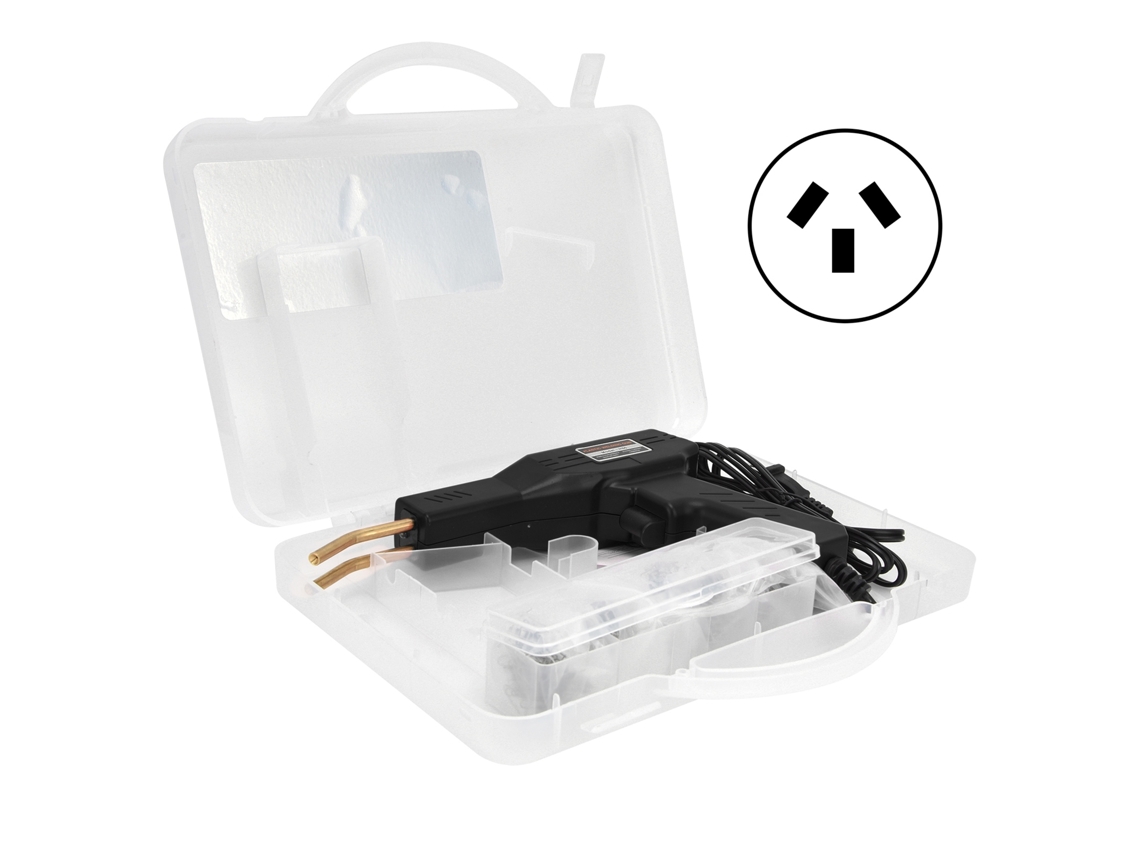 Laxiscreed Grampeador De Calor Portátil Para Reparo De Plástico Pvc E Para-choques De Carro