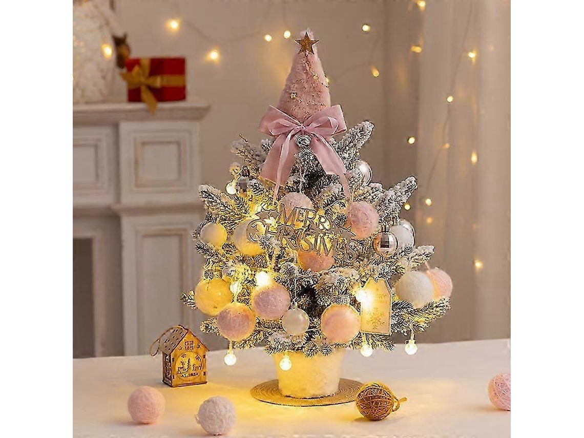 Árvore De Natal De Mesa 45 Cm Com Luzes