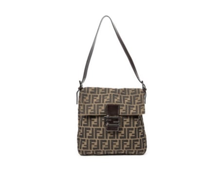 Saco De Ombro De Mulher Fendi Square Flap Laranja (tamanho Único)