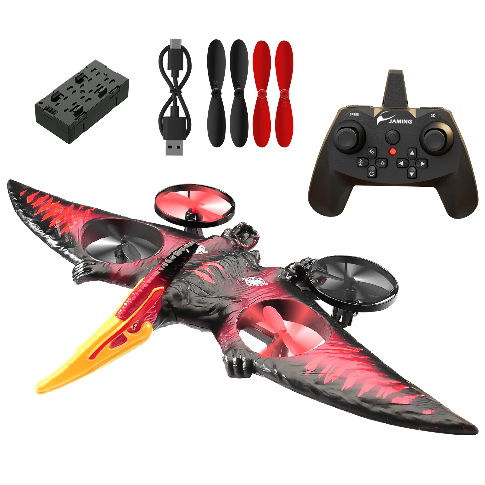 Avión Teledirigido, Sensor de Gravedad de 2,4 G, Planeador Teledirigido, Rotación de 360°. MDUG (control Único)