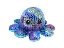 Mali boneco de Pelúcia de Polvo Reversível Doublesided Flip Brinquedo Infantil 21 10x20cm