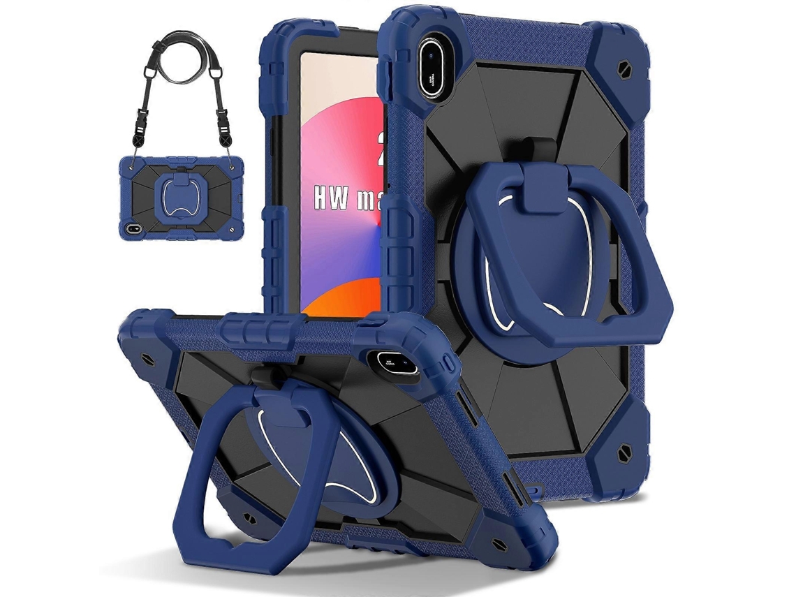 Capa Híbrida De Silicone E Pc Com Robô Em Cores Contrastantes Para Tablet Huawei Matepad Se 11 2024