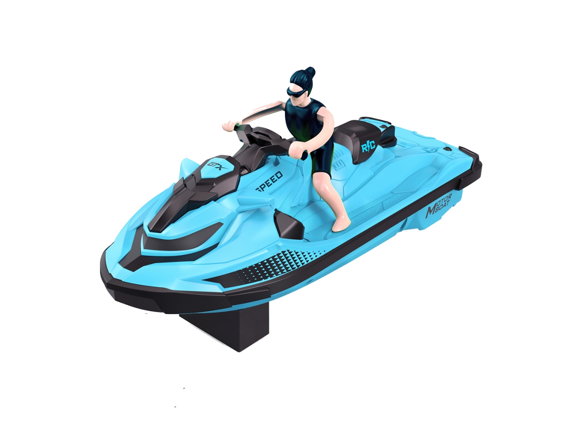 Barco a Motor Rc Vercom Duas Baterias e Luz Led Lmrc Lm13 d Rtr 2.4g 4ch, Barco a Motor Telecomandado, Lancha Corrida Brinquedo/modelo Veículo MDUG
