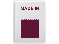 Feito No Qatar Country Love Carnet De Notas Com Sopa De Cobertura