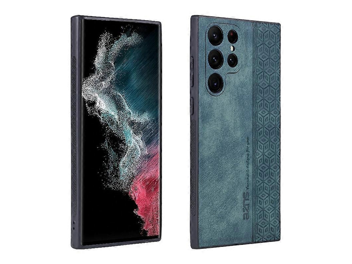 Capa Para Celular Samsung Galaxy S23 Ultra 5g Azns Com Textura 3d E Acabamento Em Relevo Que Imita A Pele.