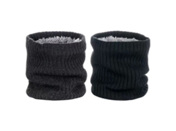Rebe-2 Peças Bufanda De Pescoço De Inverno Tecido Antivento Quente Para Homem E Mulher Gaiter De Pescoço