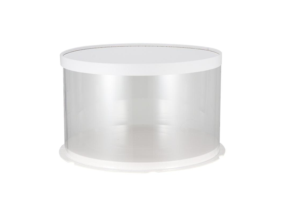 1pcs Caixa De Bolo De Plástico Para Cupcake De Sobremesa De 10 Polegadas